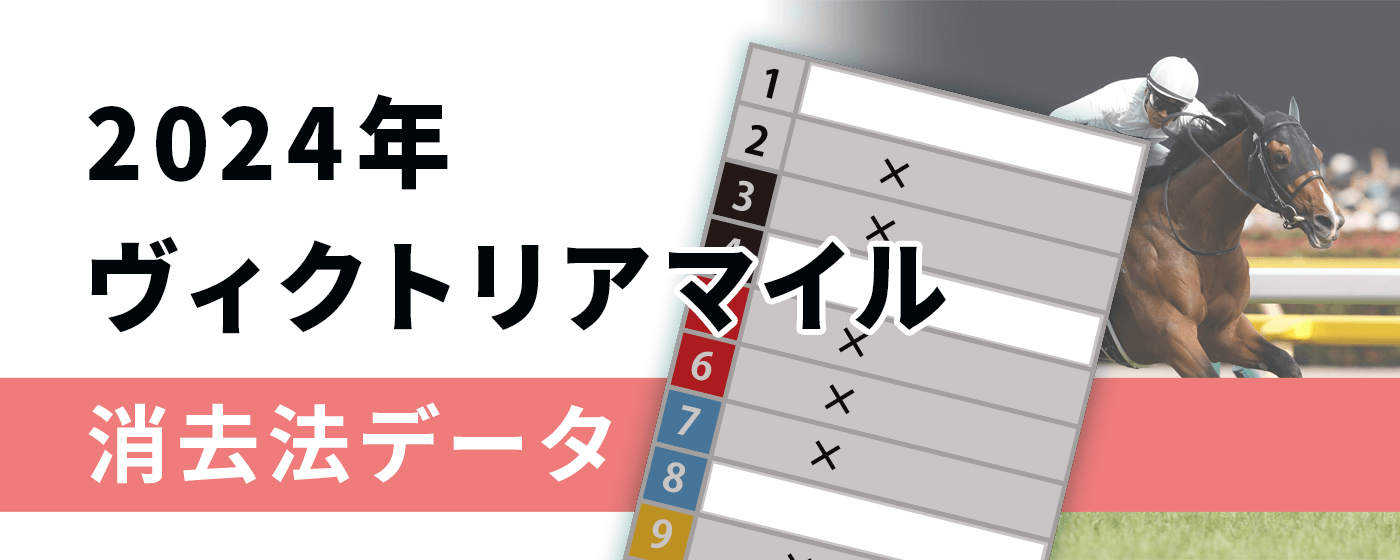 ヴィクトリアマイル 2024 消去法