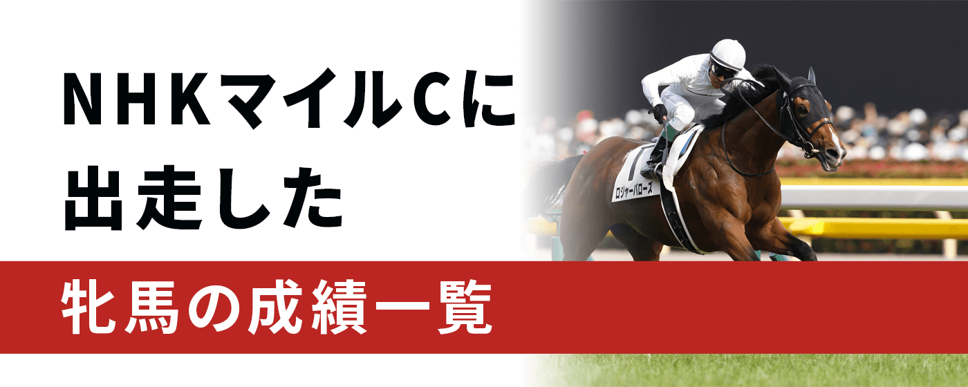 NHKマイルC 牝馬 一覧 成績