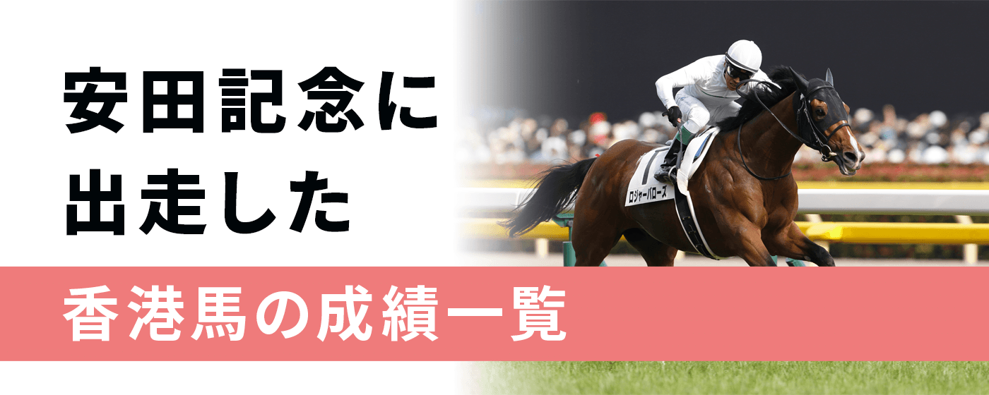 安田記念 香港馬 成績