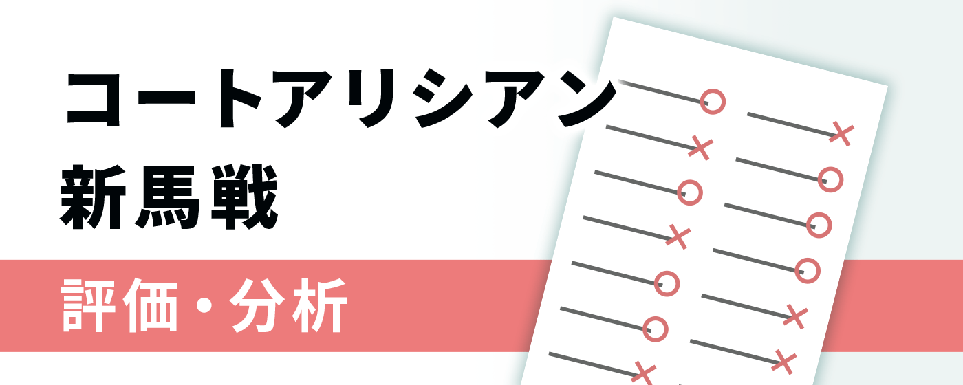 コートアリシアン 新馬
