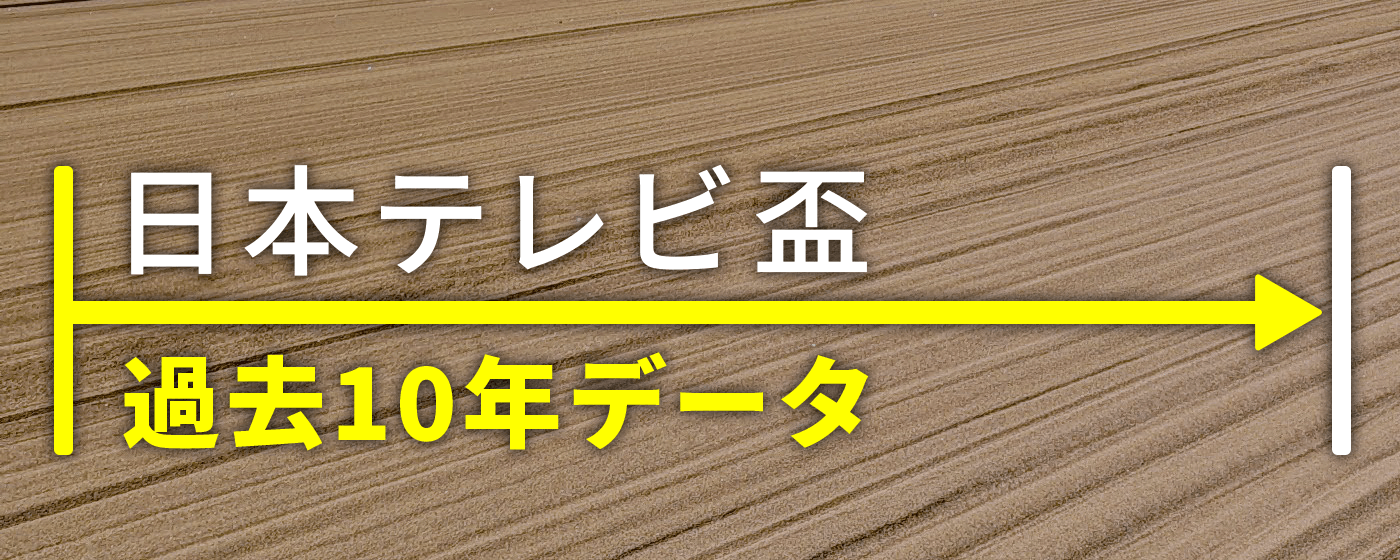 日本テレビ盃 過去10年データ