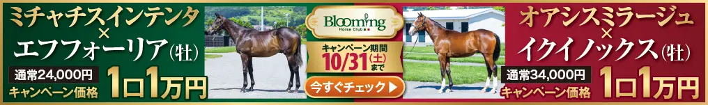 Blooming Horse Club（9/25～10/20頃）